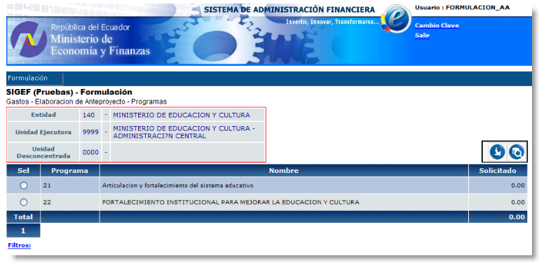 Organizador Gráfico del ESIGEF.-Instructivo de Registro de Gastos - Ejecución Presupuestaria