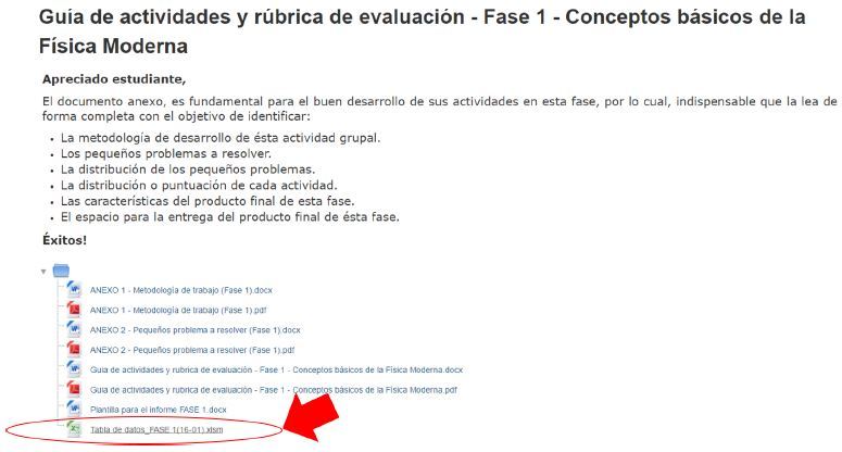Ejemplo para generar la tabla de datos y su respectiva distribución, para cualquiera de las fases 1,2 o 3