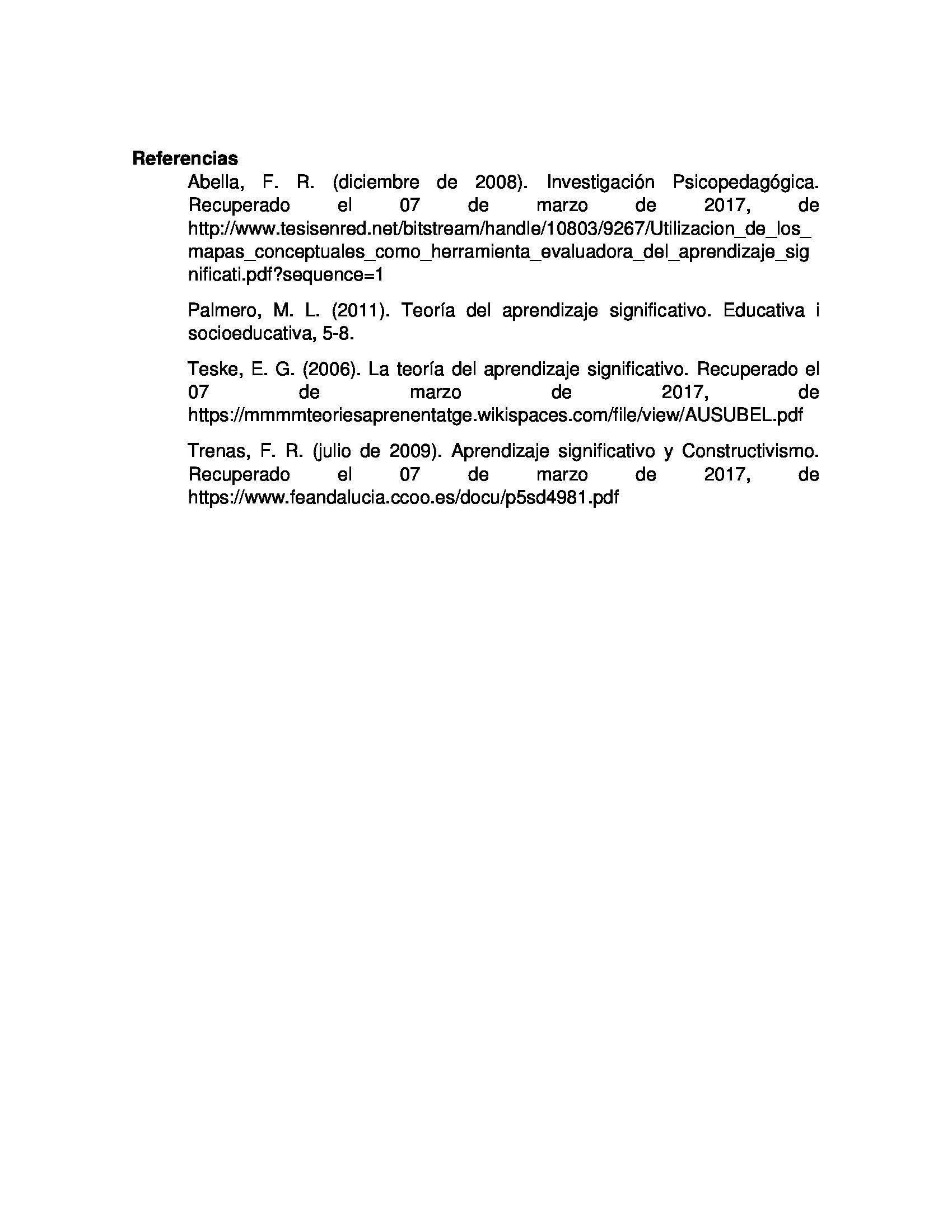 APRENDIZAJE SIGNIFICATIVO (AUSUBEL)