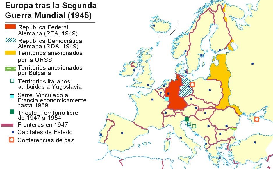Asia y África en la primera mitad del siglo XX.