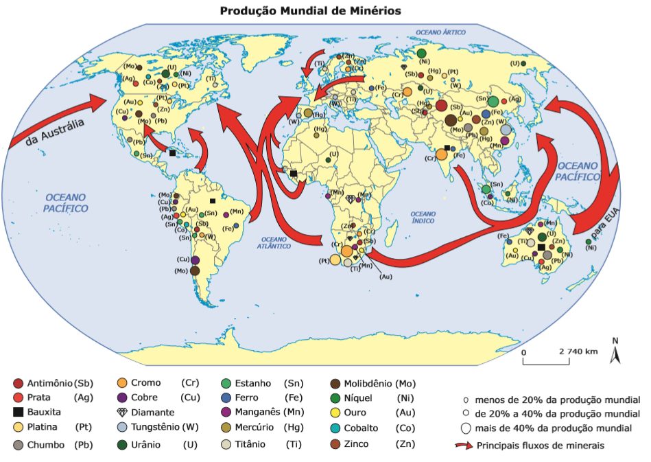 Geo 8.1- Recursos Minerais do Brasil e do Mundo