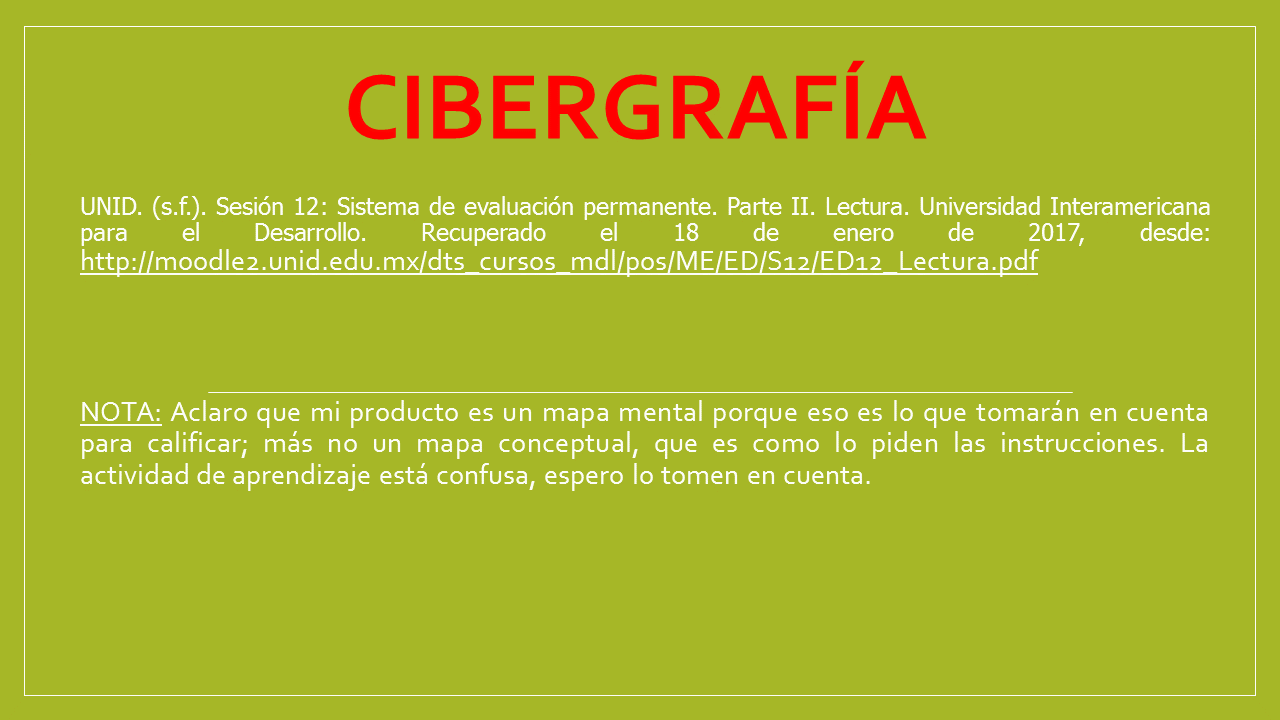 EVALUACIÓN PERMANENTE
