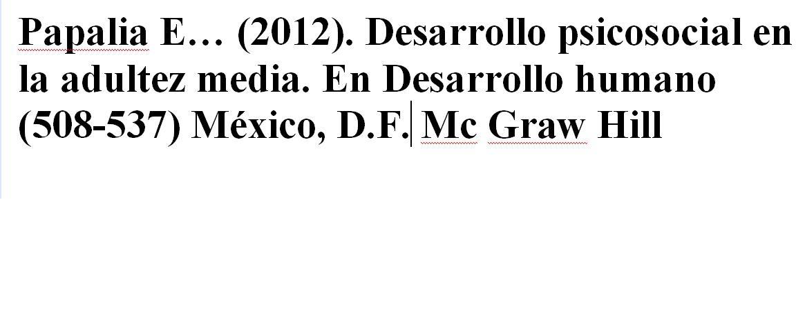 DESARROLLO PSICOSOCIAL EN LA ADULTEZ MEDIA