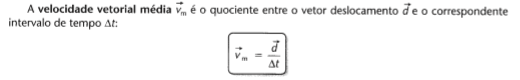 Fís 8- Velocidade e Aceleração Vetoriais