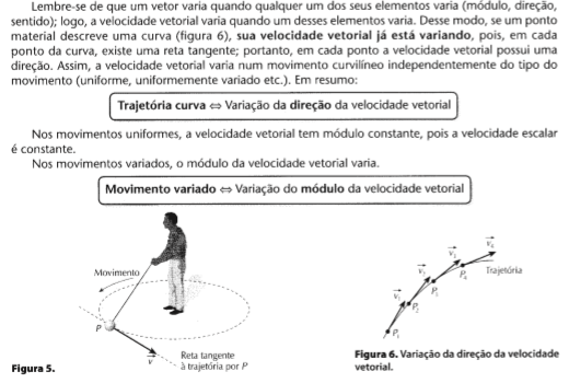 Fís 8- Velocidade e Aceleração Vetoriais