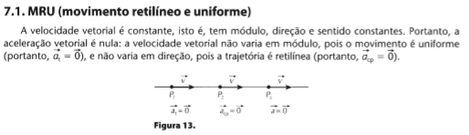 Fís 8- Velocidade e Aceleração Vetoriais
