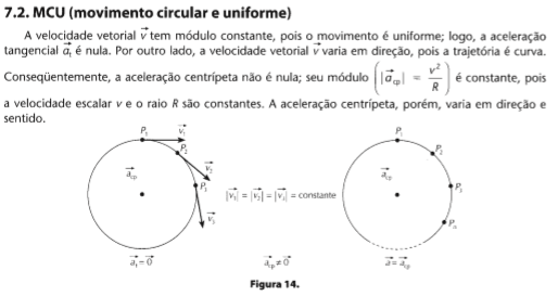 Fís 8- Velocidade e Aceleração Vetoriais