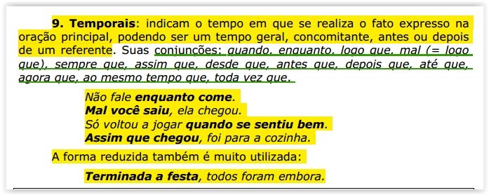 Português 3 - Estrut. Subordinada Adverbial 2