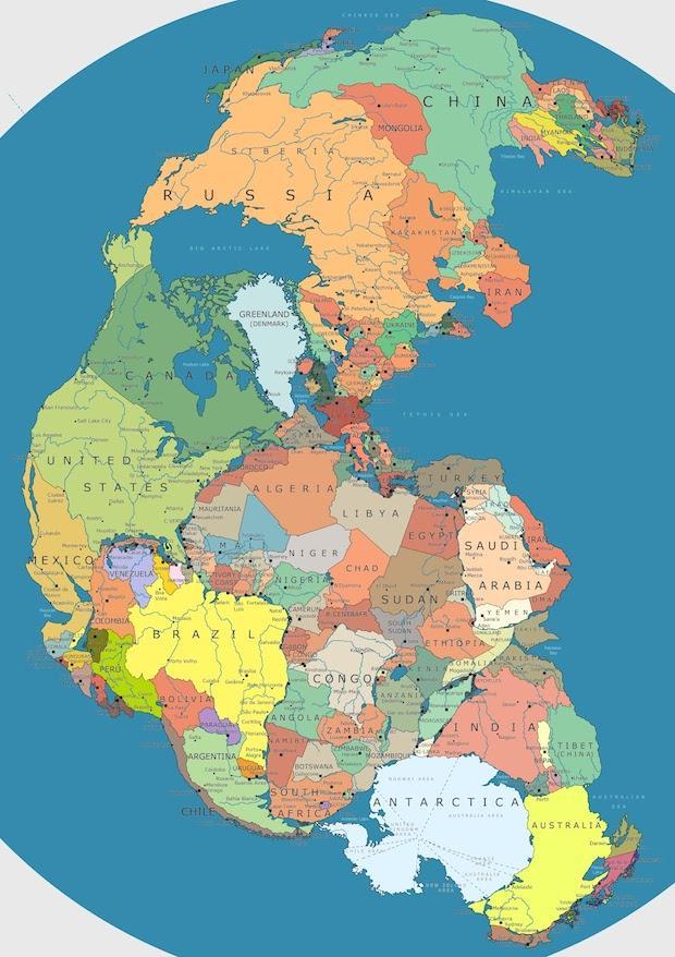 O dinâmismo interno do planeta Terra