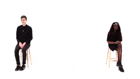 The facial graphic is effective iconography because it: