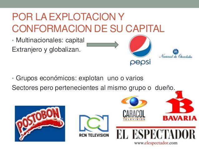 la empresa y sus clasificaciones ( FTH )