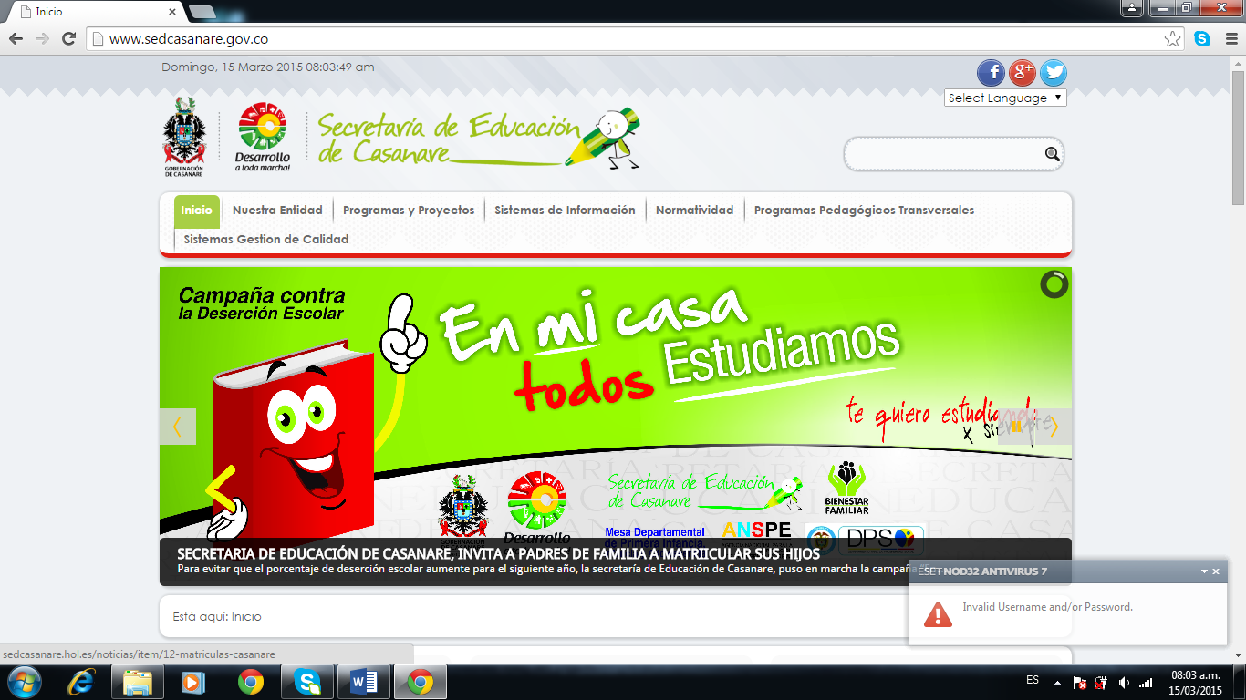 Social Context of Education Aguazul Casanare