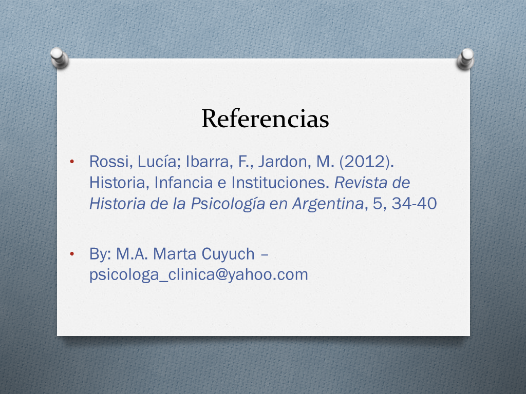 Guía para la confección del Informe Psicológico Infantil - Telma Reca / Leo Kanner