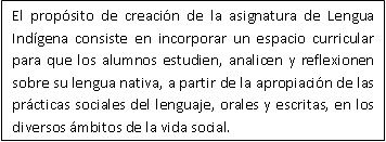 Parámetros Curriculares para la educación indígena