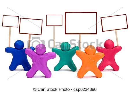 Praticas comunicacionais: Cartazes de protesto
