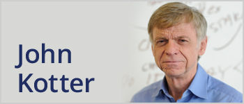 "La idea de que sólo necesitamos desarrollar la estrategia adecuada y ejecutarla es errónea" - J. Kotter