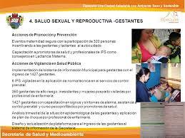Líneas de acción para la salud sexual y reproductiva