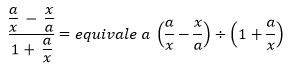 FRACCIONES ALGEBRAICAS REDUCCIÓN DE FRACCIÓN