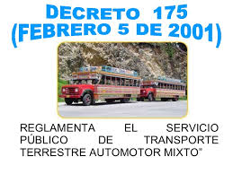 Normatividad del sector Transporte por carretera en Colombia