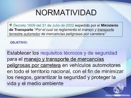 Normatividad del sector Transporte por carretera en Colombia