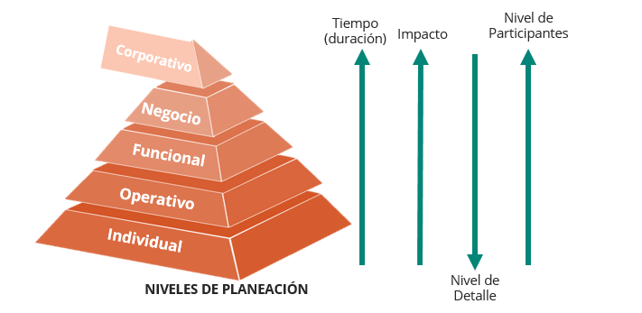 Pasos y objetivos de la planeación