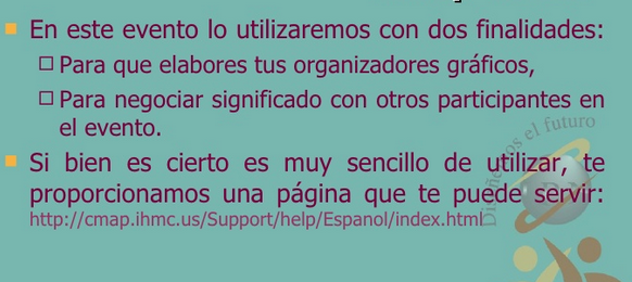 USO DE LA HERRAMIENTA DE CMAP