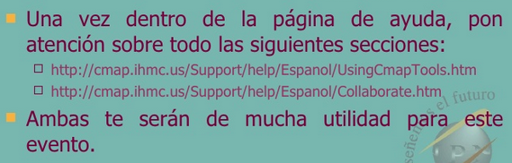 USO DE LA HERRAMIENTA DE CMAP