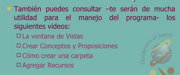 USO DE LA HERRAMIENTA DE CMAP