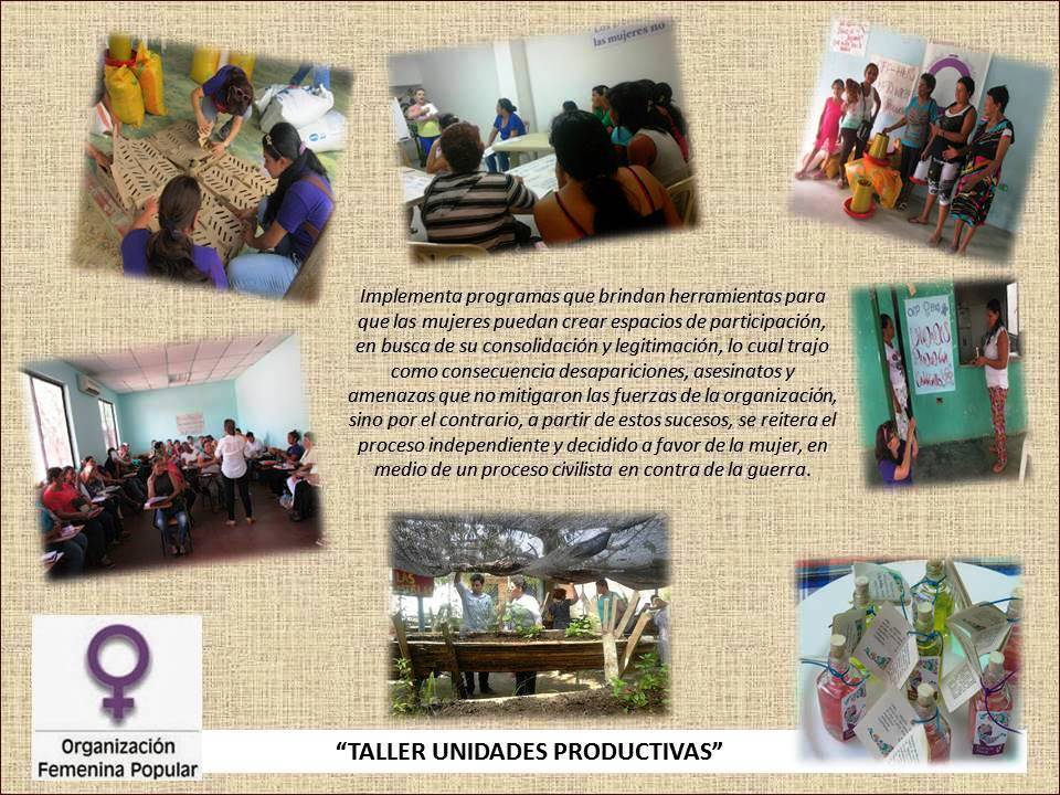 Contextualización del Movimiento social Organización Femenina Popular OFP