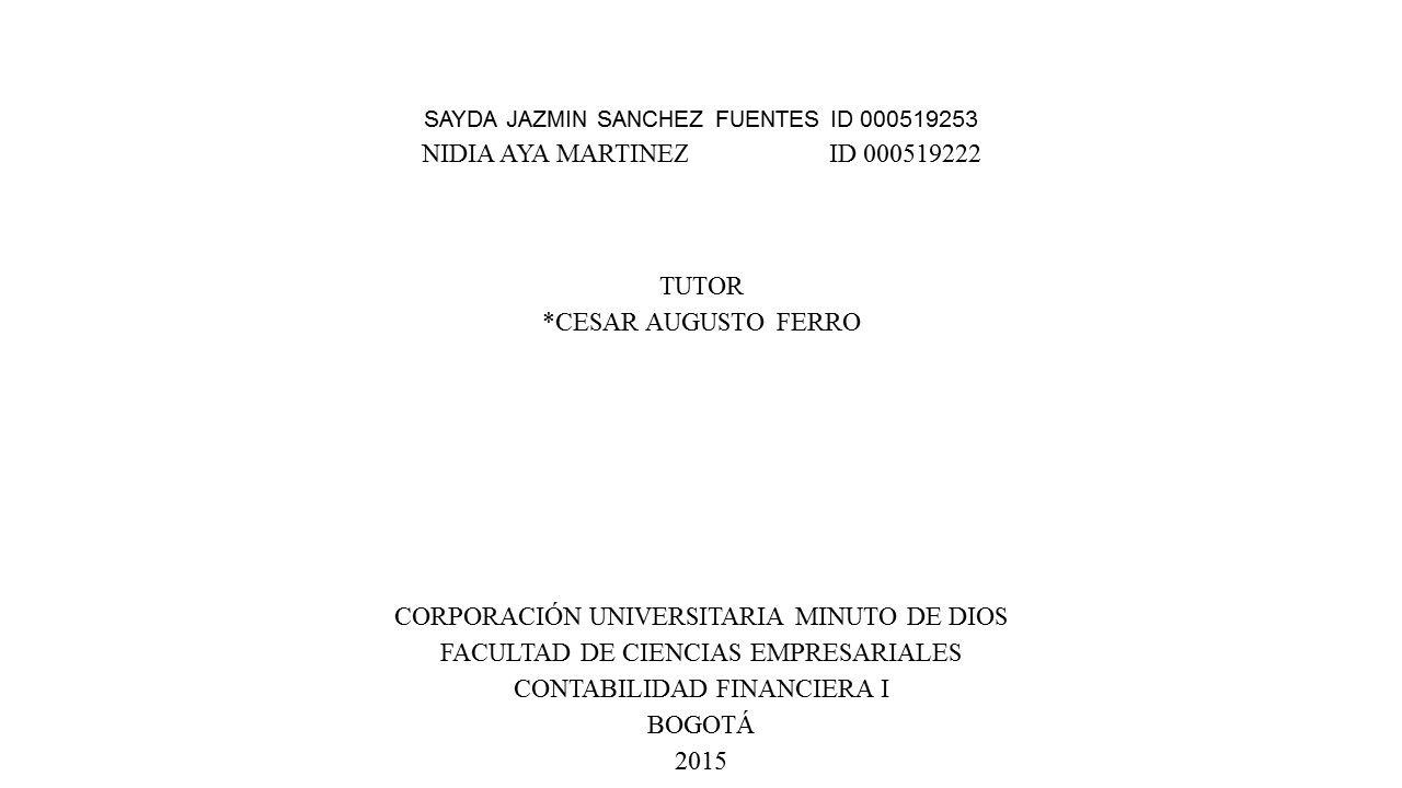 ETAPAS DEL CICLO CONTABLE