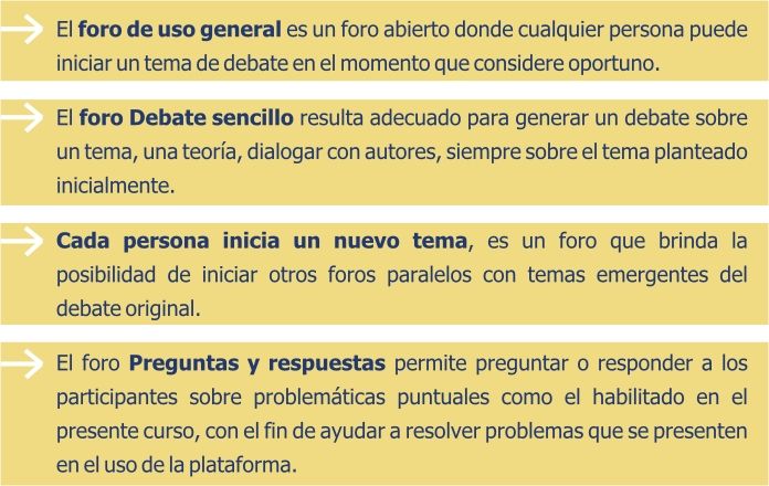 Foro de discusión virtual