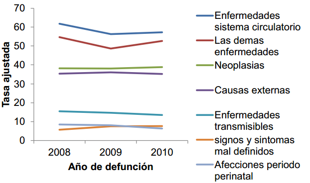 Morbilidad y mortalidad en la región deCundinamarca y Bogotá