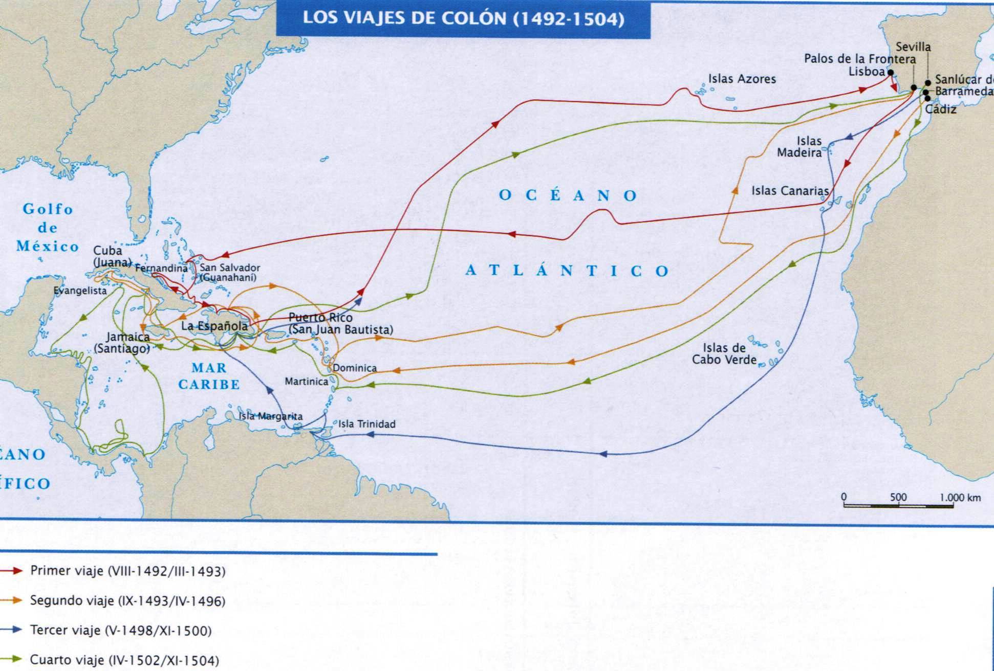 VIAJES DE COLÓN