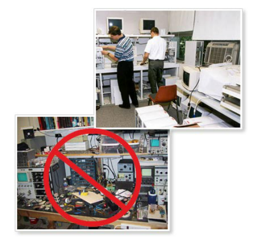 Procedimientos de laboratorio y uso de herramientas