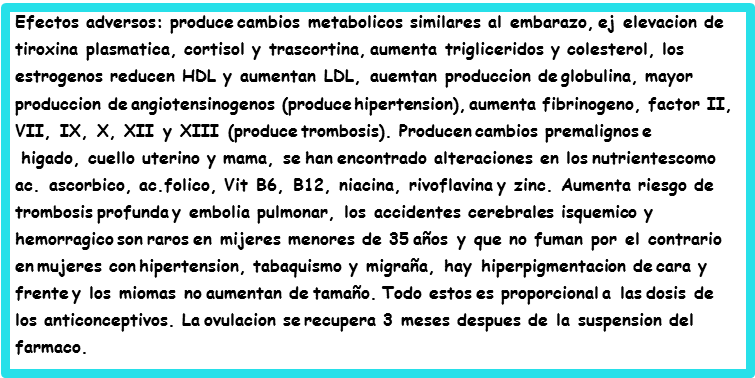 Anticoncepción médica, métodos mecánicos y quirúrgicos