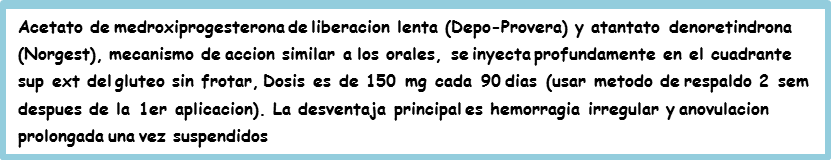 Anticoncepción médica, métodos mecánicos y quirúrgicos