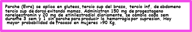 Anticoncepción médica, métodos mecánicos y quirúrgicos
