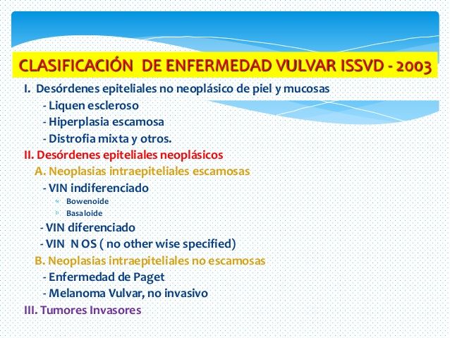 Enfermedad intraepitelial de cervix, vagina y vulva
