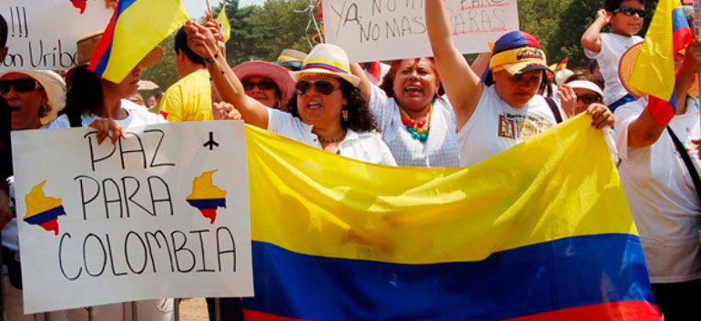 What is at stake in the Colombian peace process?