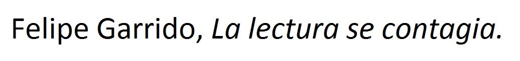 La lectura se contagia