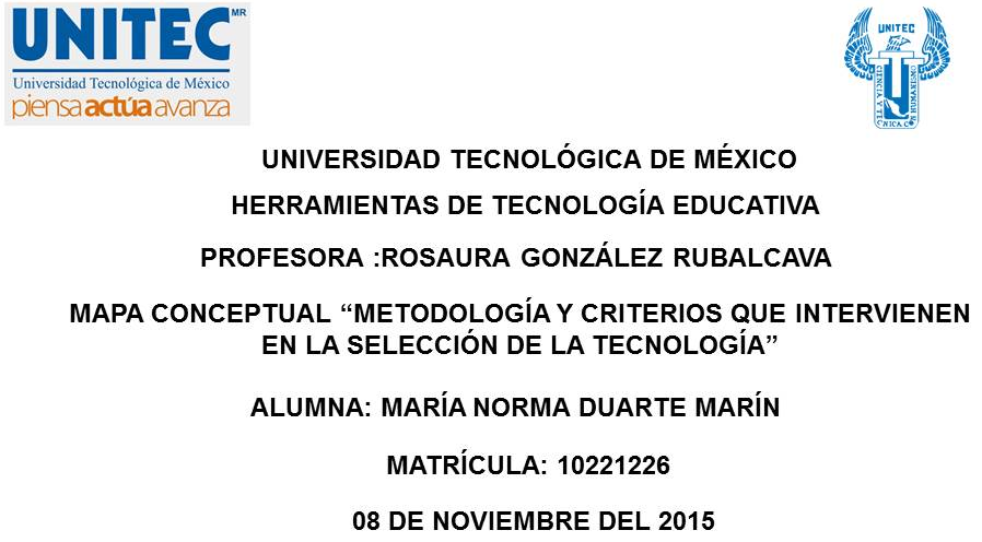 CARACTERÍSTICAS DE PRESENTACIÓN E INTERACCIÓN EN LA SELECCIÓN Y USO DE TECNOLOGÍA EDUCATIVA