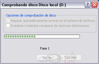 herramientas para dar mantenimiento al disco