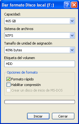 herramientas para dar mantenimiento al disco