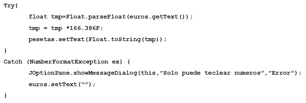 MANEJO DE EXCEPCIONES EN JAVA