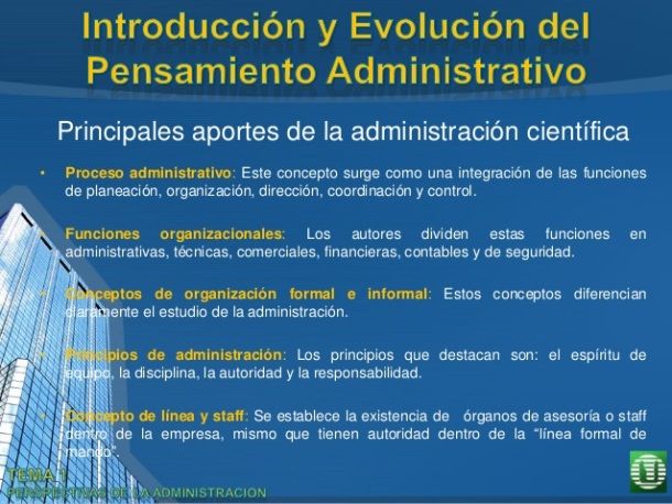 TEORÍAS ADMINISTRATIVAS Y SU EVOLUCIÓN
