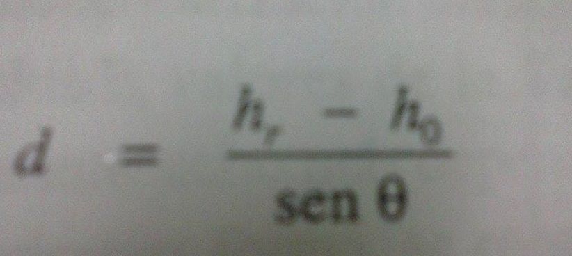 MODELOS MATEMÁTICOS PARA ESTIMAR LA LONGITUD d DEL TRAYECTO OBLICUO