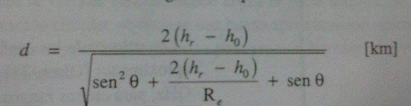 MODELOS MATEMÁTICOS PARA ESTIMAR LA LONGITUD d DEL TRAYECTO OBLICUO