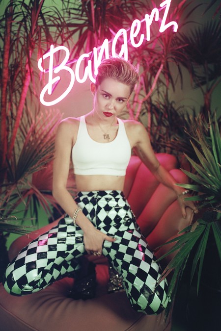 Analysis of promotional poster for Miley Cyrus album