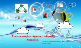 Triada ecologica Agente, Medio Ambiente y Huespet