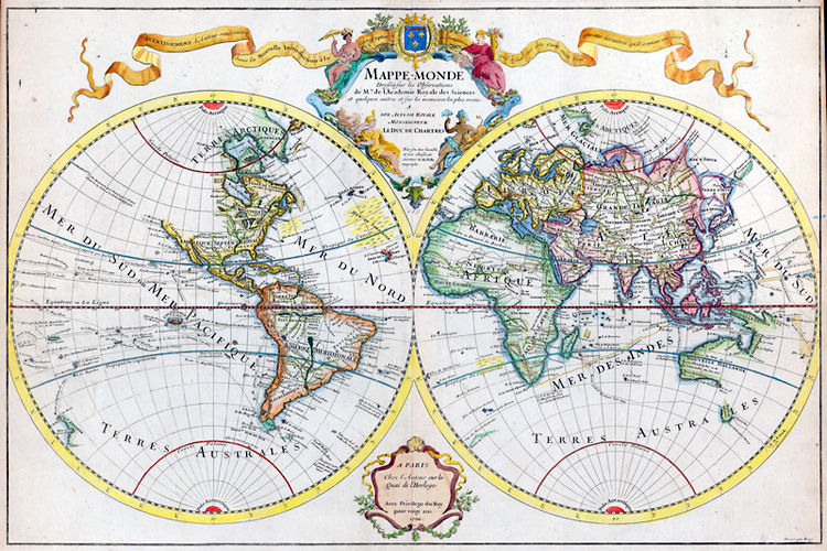 LA SUPERFICIE DE LA TIERRA EN MAPAS